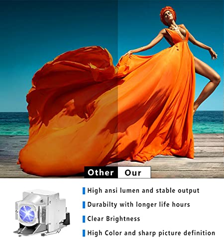 [Australia - AusPower] - 5J.J7L05.001 W1070 Projector Lamp Bulb for BENQ PowerLite Home Cinema W1070 W1070+ W1080ST W1080ST+ HT1075 HT1085ST i700 i701JD W108ST MH630 MH680 TH680 W1250 TH681H 5J.JAH05.001 5J.J9H05.001 
