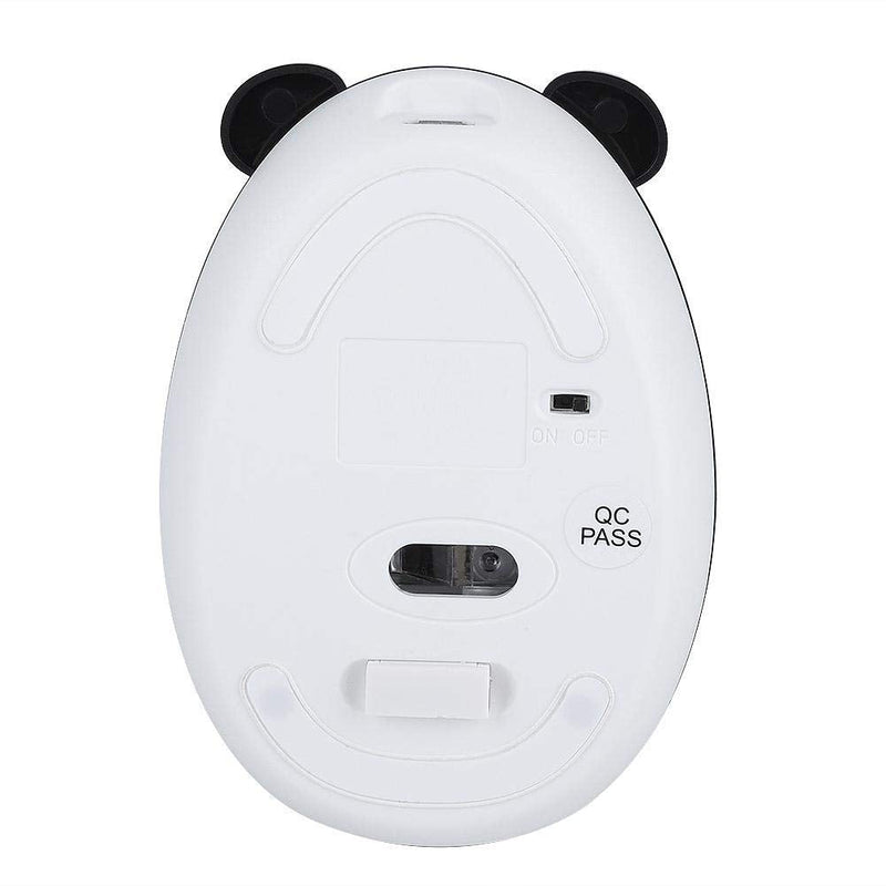 [Australia - AusPower] - Hilitand Rechargeable Wireless Mouse, 2.4GHz Wireless Optical Panda Computer Mouse Quiet Ergonomic USB Cartoon Computer Mouse for Win/OS X/Linux/Andriod/iOS 