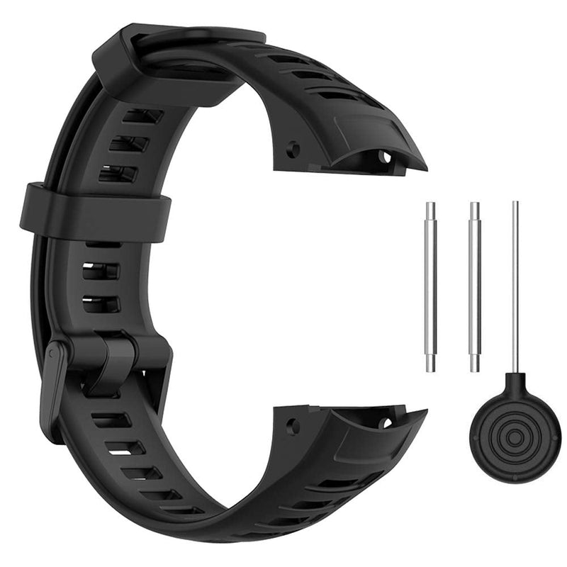 [Australia - AusPower] - QGHXO Band for Garmin Instinct, Soft Silicone Replacement Watch Band Strap for Garmin Instinct/Instinct Tide/Instinct Tactical/Instinct Solar/Instinct Esports (No Tracker) 5PCS Boys 