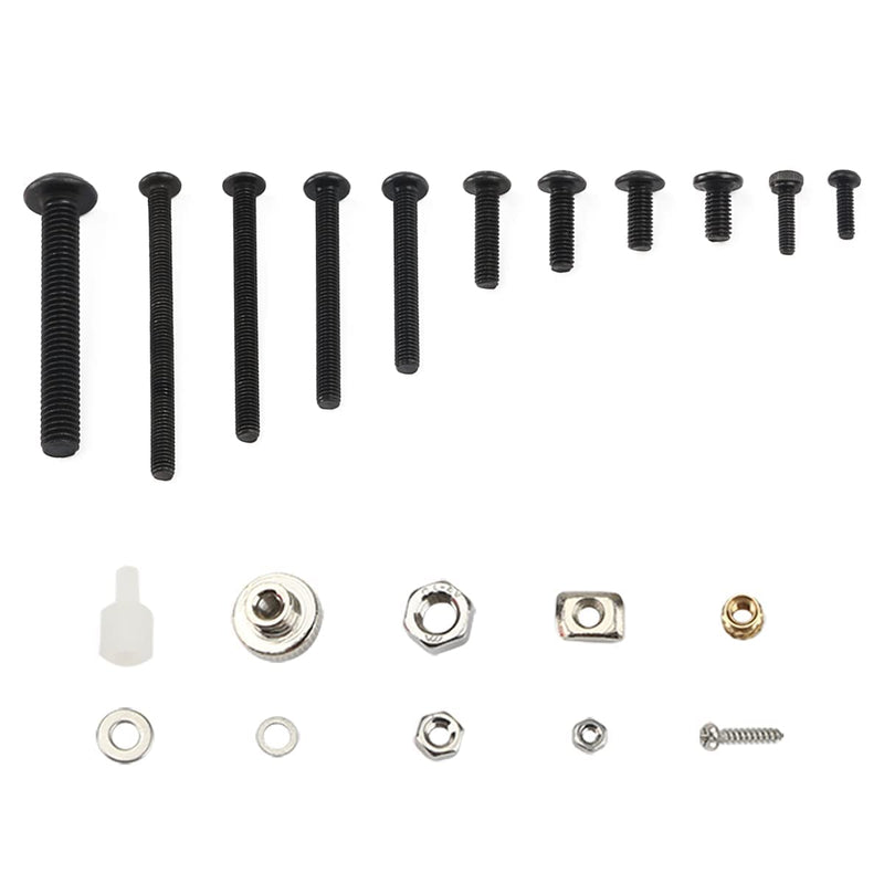 [Australia - AusPower] - FYSETC 3D Printer Accessories Voron V0 Fasteners Full Set Build Project Mechanical Screws and Nuts Kit Hardware Parts Compatible with Vorn V0 