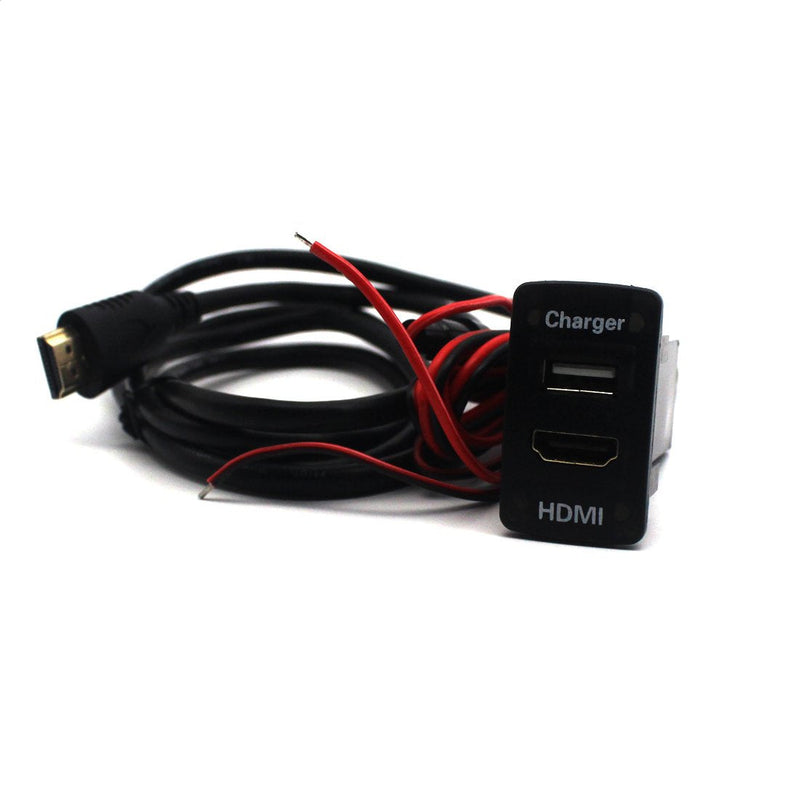 [Australia - AusPower] - MOTONG Car USB Socket Port with HDMI Socket for Honda - MOTONG Car USB Socket for iPhone 13/12/11/X/8/7/6/5, iPad, Samsung,LG,Huawei and More 