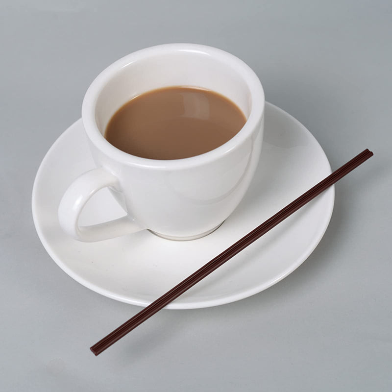 [Australia - AusPower] - Coffee Stirrers Disposable Plastic Sip Drink Coffee Stir Sticks Straws, 100 pcs 