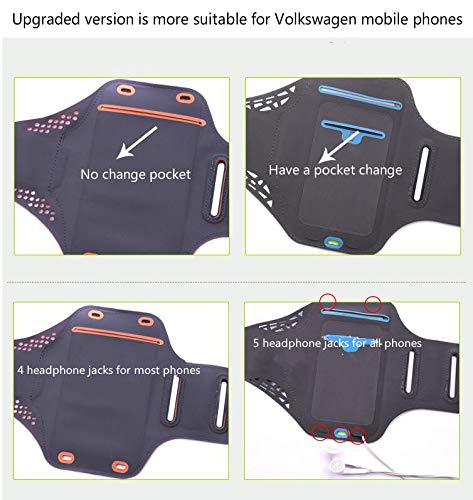 [Australia - AusPower] - Outdoor Fitness Running Yoga Sweat-Proof Mobile Phone Sets Lycra Material Voltage arm Package for iphone6/7/8plus iphoneX/Max/XR, etc, Support 6.4 inches or Less Mobile Phone (Green) green 