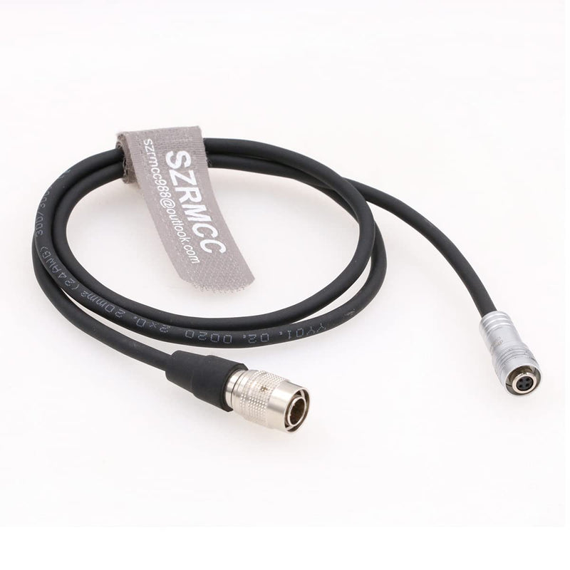 [Australia - AusPower] - SZRMCC Portkeys BM5 BM7 HH7 HS7T Monitor Power Cable 4 Pin Aviation Plug to Hirose 4 Pin for Sony F5 F55 ARRI Amira Camera 