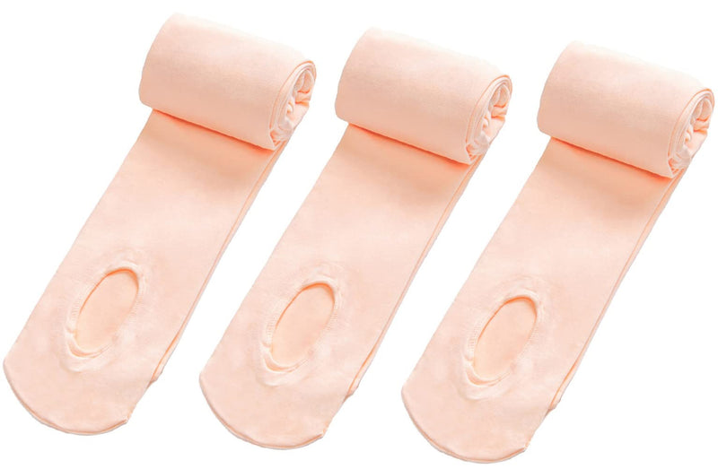 [Australia - AusPower] - MdnMd Ballet Tights Ultra Soft Dance Leggings Tights for Toddler Girls Women 3 Pairs Ballet Pink 2-4T 