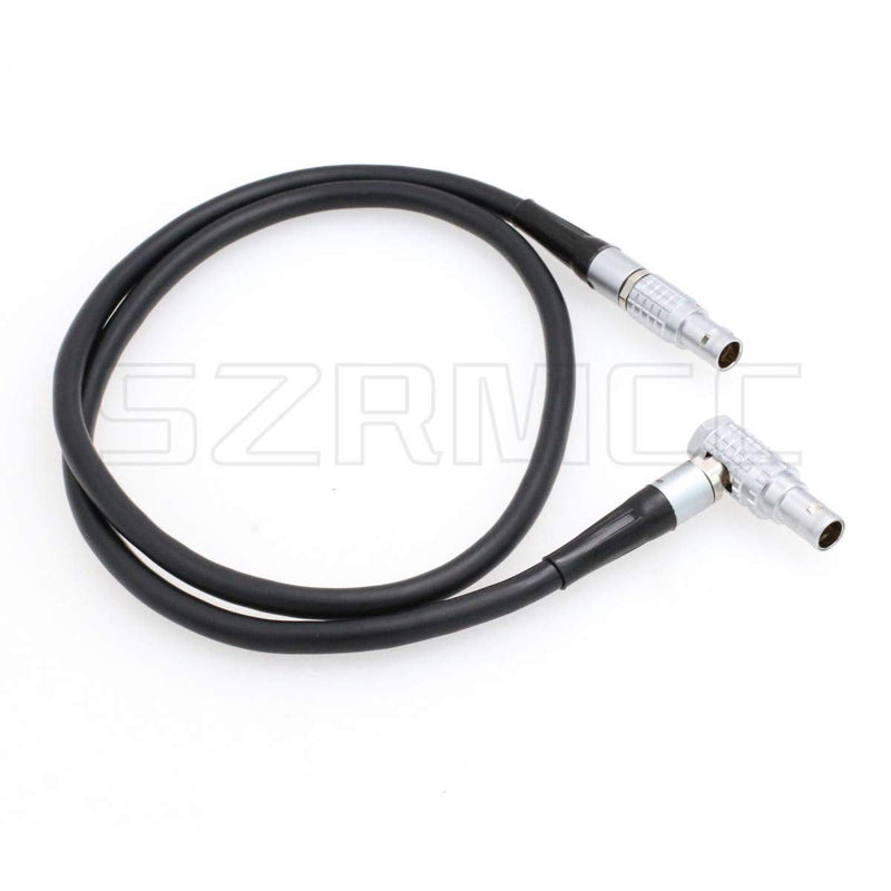 [Australia - AusPower] - SZRMCC Ambient NanoLockit 5 Pin to Right Angle EXT 9 Pin Timecode Input Output Cable for RED Komodo 6K Digital Cinema Camera Elbow 9pin-Straight 5pin 