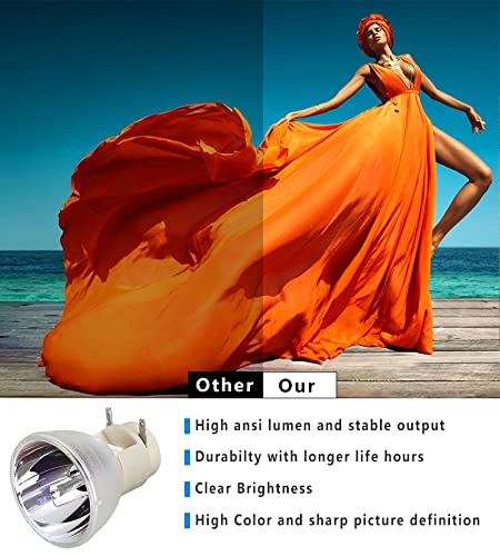[Australia - AusPower] - 5J.JEE05.001 5J.J7L05.001 W1070 Projector Bare Lamp Bulb for Benq HT2050 HT3050 HT2150ST HT4050 HT2050A W1080st HT1075 HT1085st MX720 MH530FHD MH535FHD OPTOMA HD50 HD28D X402 W402 Acer P1510 H6520BD 