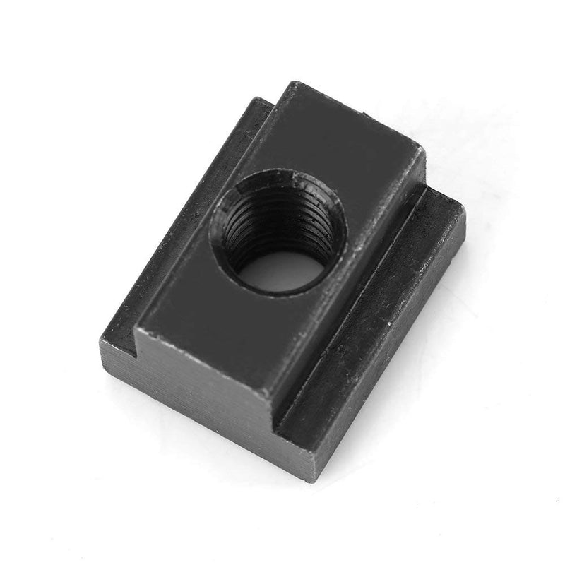 [Australia - AusPower] - 5pcs/ Pack 45 Carbon Steel T-Slot Nut M8/M10 Threads Black Oxide Finish for Machines Tool Tables(M8) 