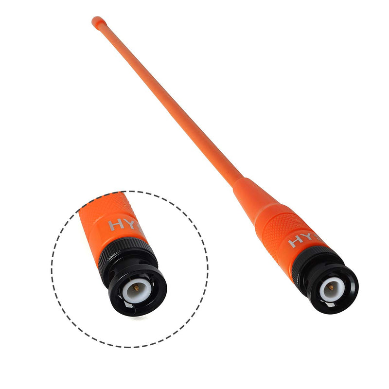 [Australia - AusPower] - HYS-771 144/430 MHz Dual-Band High Gain Handheld BNC 15.6 inches Antenna for ICOM V8 V80 V80E V82 V85 F3S HT-66 VHF/UHF Radio 