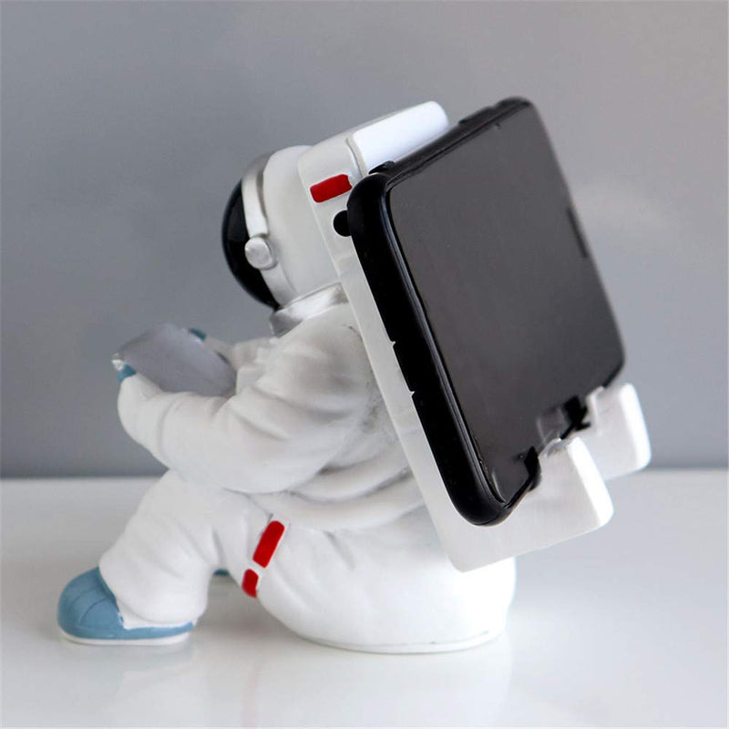 [Australia - AusPower] - ONEYIM Phone Holder for Desk, Creative Astronaut Cell Phone Stand Tablets Phone Holder Phone Supporter for iPhone, Ipad, Samsung Phone (A) A 