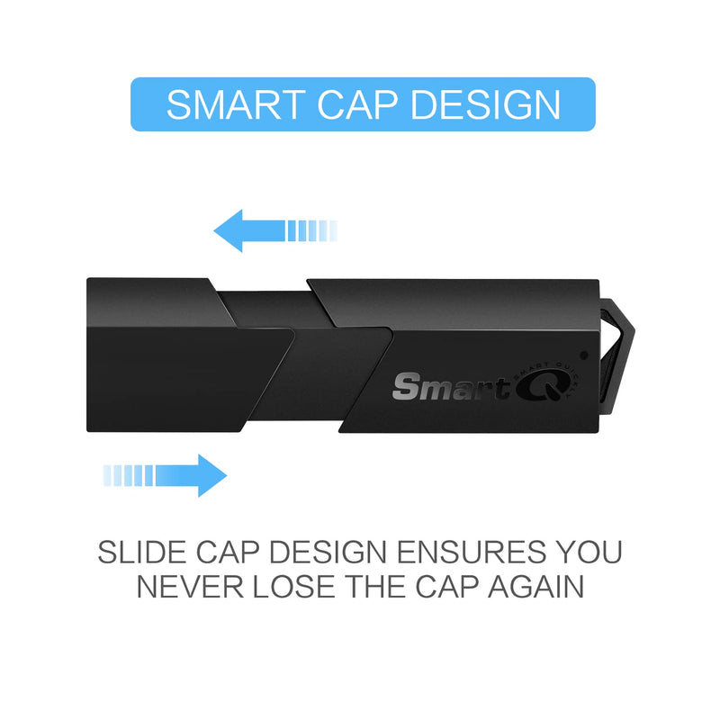 [Australia - AusPower] - SmartQ C307 USB 3.0 Portable Card Reader for SD, SDHC, SDXC, MicroSD, MicroSDHC, MicroSDXC, with Advanced All-in-One Design Single 