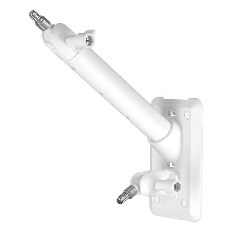 [Australia - AusPower] - HOLACA 2-in-1 Wall Mount Bracket for Ring Solar Panel, Spotlight Cam Pro/Plus and Stick Up Cam Battery/Wired Outdoor Mount Accessories for Ring Super Solar Panel (White) Pro/Plus White 