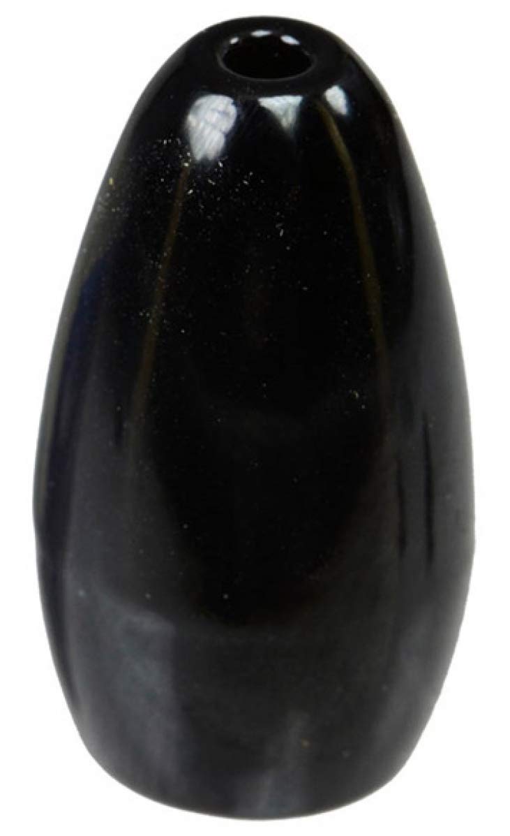 [Australia - AusPower] - Reaction Tackle Tungsten Flipping Weights for Bass Fishing - Sinkers for Punching Through Heavy Cover - for Texas and Carolina Rigs Black 1-1/2 oz (2 per pack) 