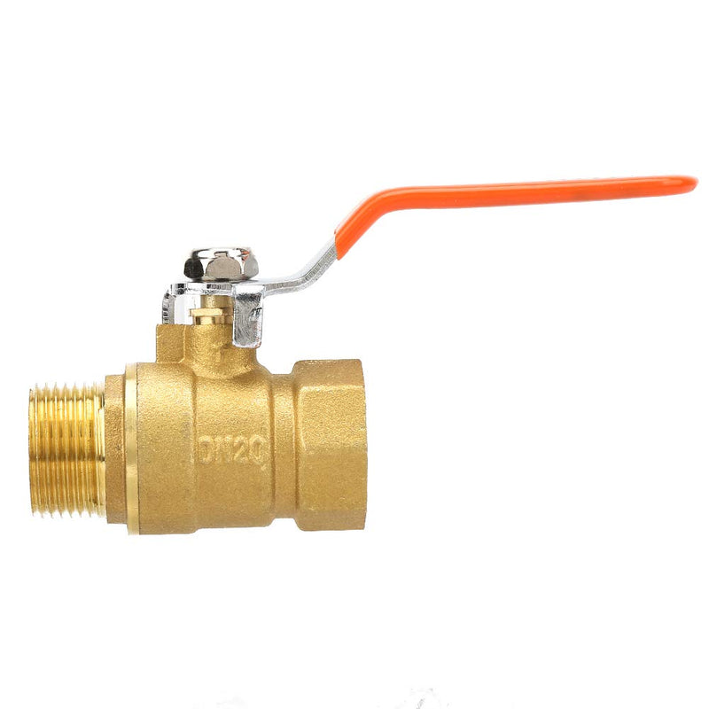 [Australia - AusPower] - 3/4'' BSPDN20 Male and Female Brass Pipe Full Port Ball Valve 