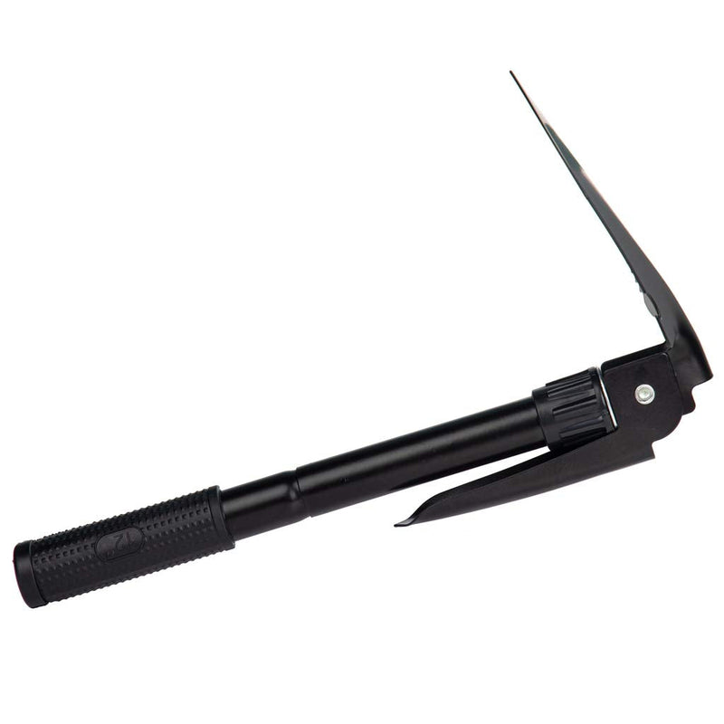 [Australia - AusPower] - Jipemtra Gardening Folding Shovel Military Camping Shovel Survival Gear Entrenching Tool with Carrying Pouch Metal Handle for Camping Trekking Gardening Fishing Backpacking Snow Black 