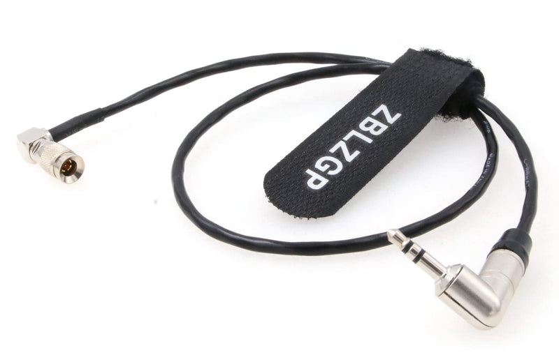 [Australia - AusPower] - ZBLZGP DIN 1.0 2.3 BNC to Right Angle 3.5mm Jack UltraSync ONE Timecode Cable for DSLR Cameras (Right Angle din 1.0/2.3) Right angle din 1.0/2.3 