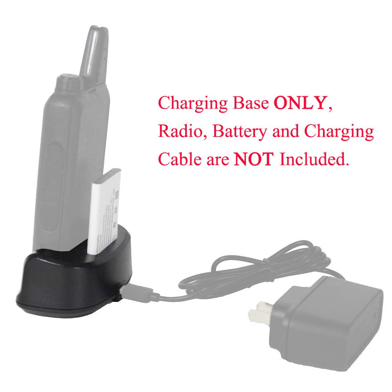 [Australia - AusPower] - WLN KD-C1 Charger Base for Luiton LT-316 Retevis RT22 Zastone X6 TIDRADIO TD-M8 Zeadio ZS-B1 NKTECH NK-U1 Radtel RT-10 Radioddity R1 AP-100 Walkie Talkie 4 Pack (Without USB Cable) 