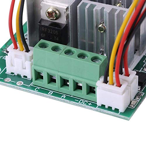 [Australia - AusPower] - DC 5V-36V 15A Brushless Motor Controller 3-Phase Brushless Motor Speed Controller Motor Control Board CW CCW Reversible Switch Motor Driver Control Regulator Module 