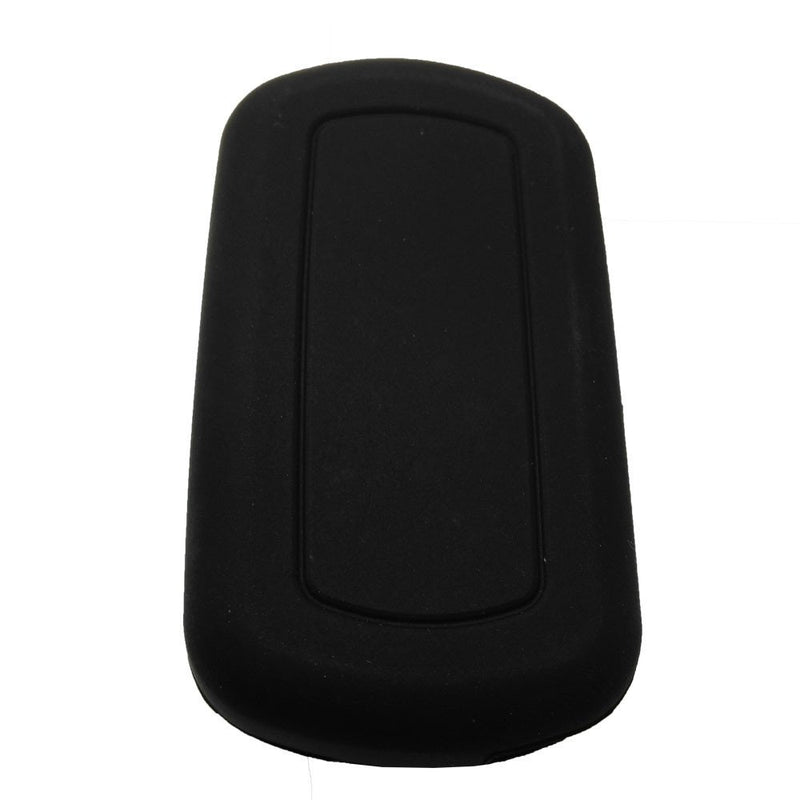 [Australia - AusPower] - Keyless Entry Remote Key Fob Skin Cover Protective Silicone Rubber key Jacket Protector for Land Rover Discovery LR3 Range Rover Sport (Black) Black 