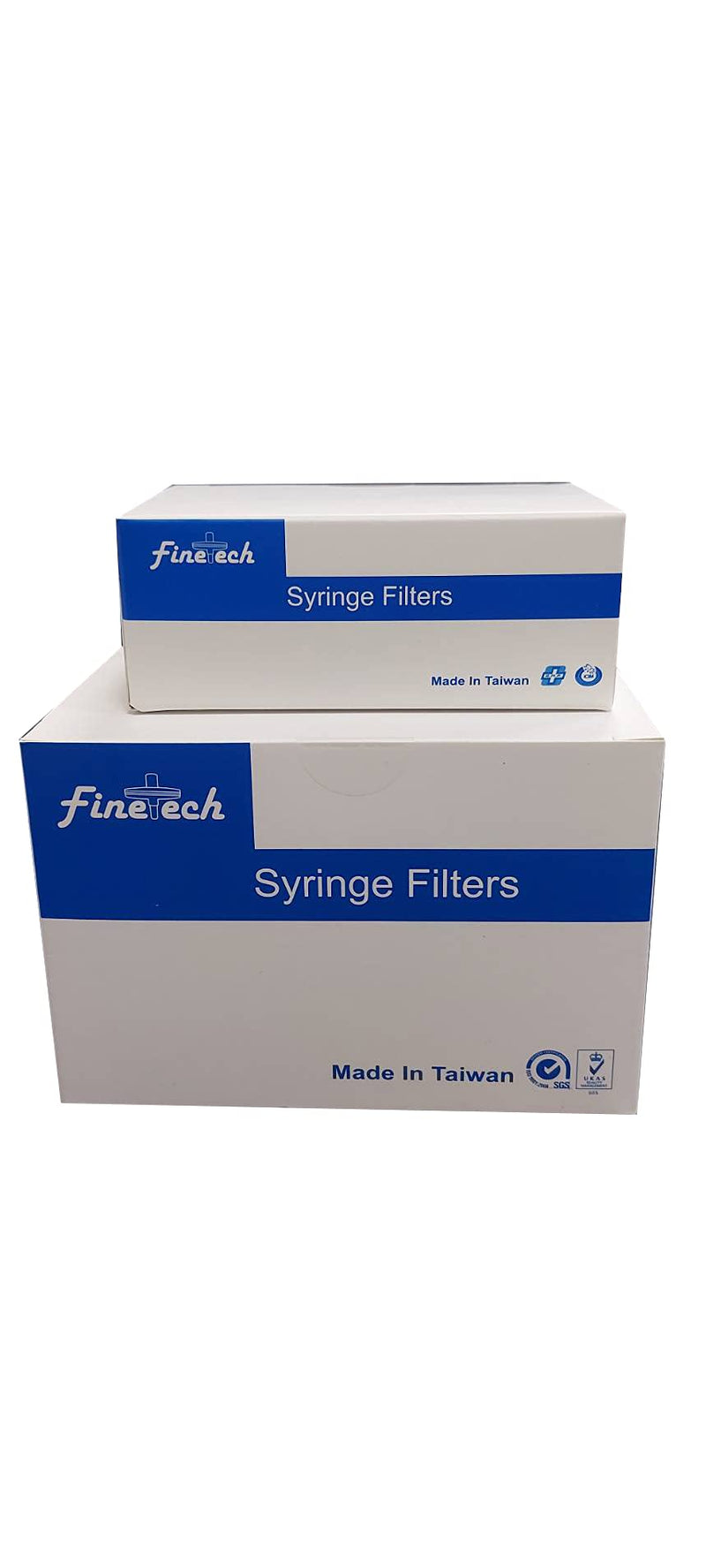 [Australia - AusPower] - Hydrophilic PTFE Syringe Filters 13mm Diameter 0.22μm Pore Size for Laboratory Filtration by Finetech (Pack of 100) Made in Taiwan (PTFE Hydrophilic 13mm 0.22um, 100) PTFE Hydrophilic 13mm 0.22um 