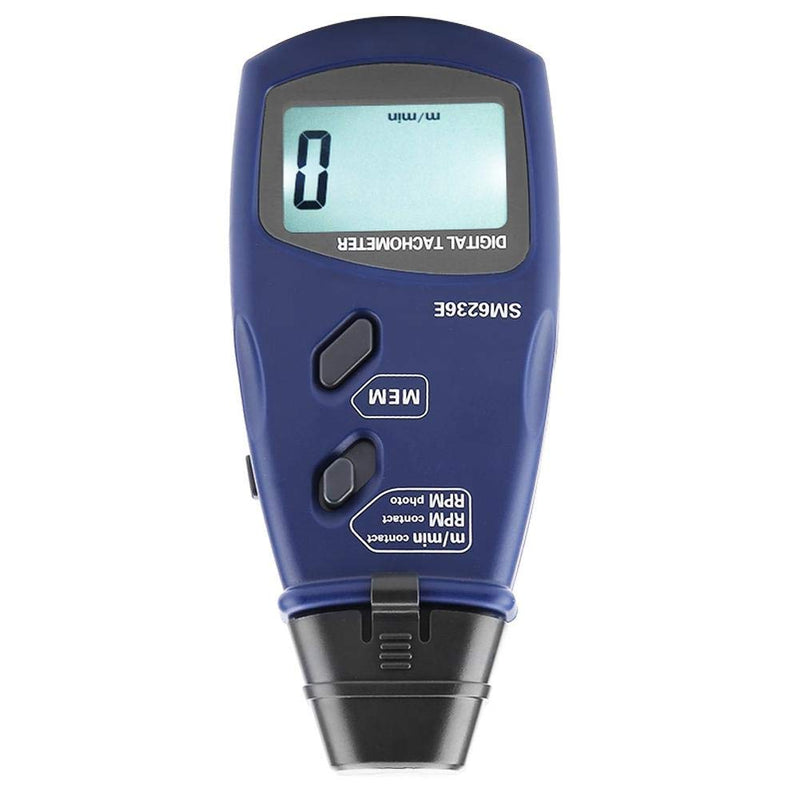 [Australia - AusPower] - Digital Tachometer DT6236E Contact/Non-Contact Photo Tachometer 5 Digits 18 mm RPM Tach LCD Rotation Meter Gauge Tester 