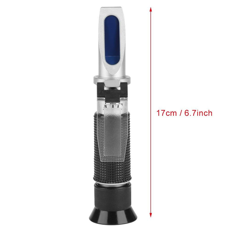 [Australia - AusPower] - Professional Brix Refractometer Kit 0-20% Accurate Brix Refractometer Honey Beer Fruit Juice Sugar Tester Meter Length 17cm 