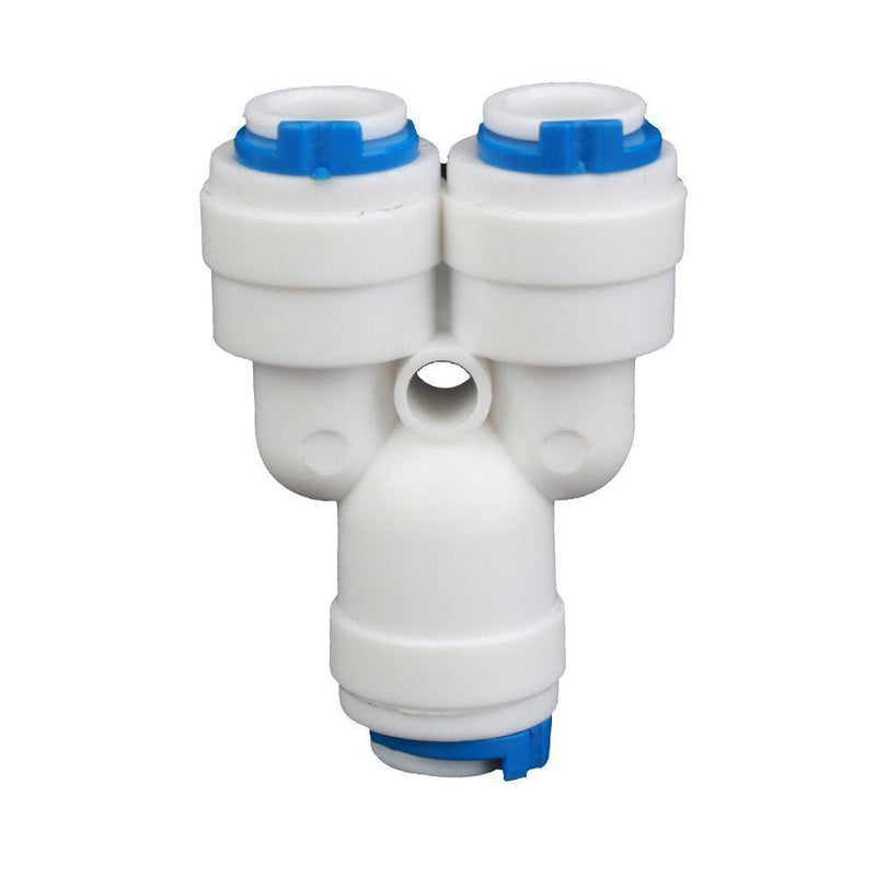 [Australia - AusPower] - Lemny 1/4 inch OD Quick Connect Push In to Connect Water Tube Fitting Pack Of 10 (Ball Valve+Y+T+I+L Type Combo) 