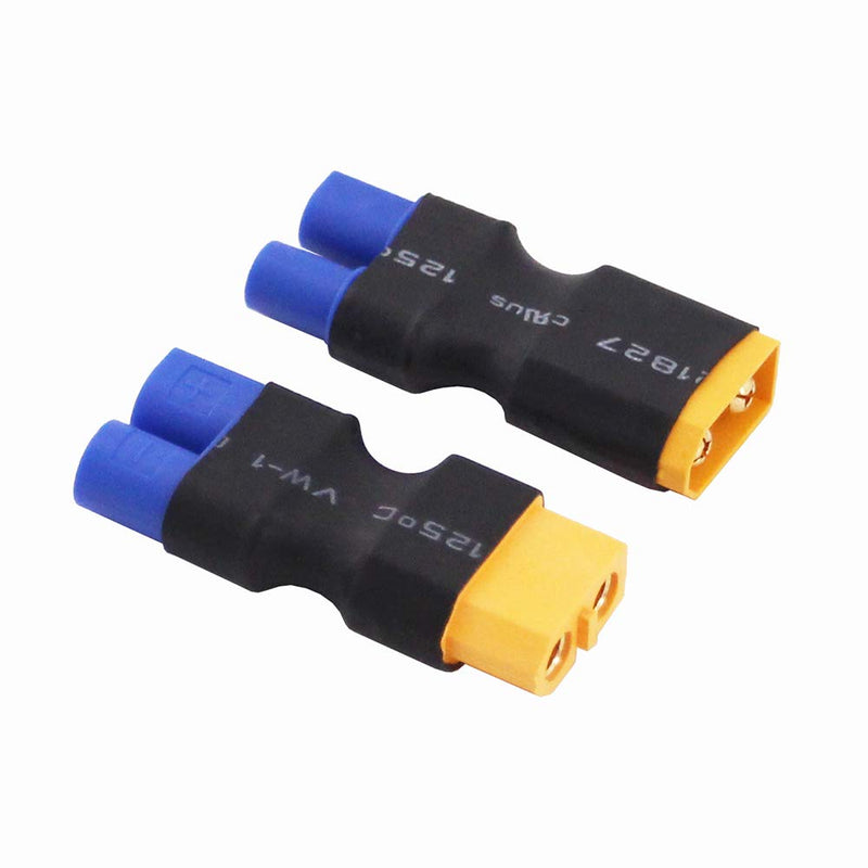 [Australia - AusPower] - OliRC 4pcs No Wires Connector: XT60 XT-60 to EC3 Style Male Female Connector Adapter(C156-4) 