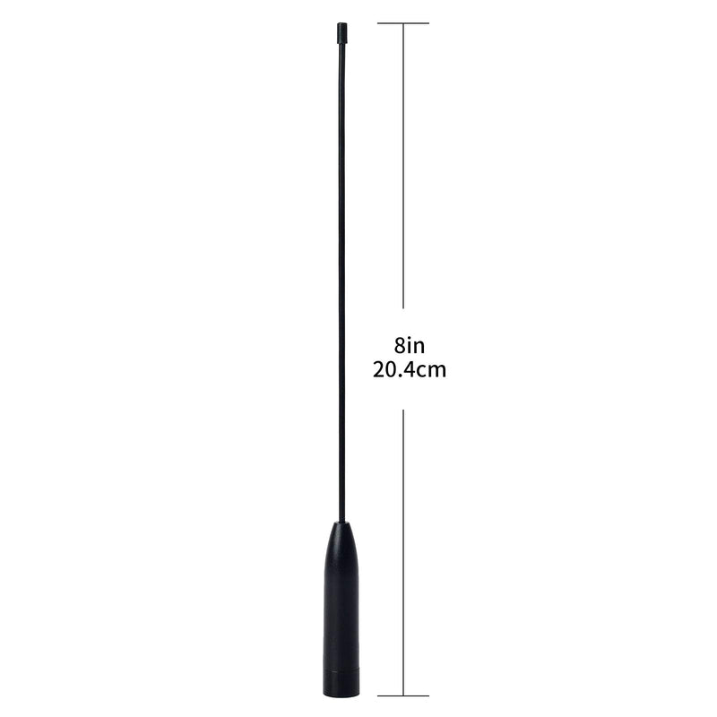 [Australia - AusPower] - TC-R811 SMA Male Dual Band Walkie Talkie Antenna Soft Whip VHF UHF 2M/70CM Handheld/Ham 2 Way Radio Antenna for Retevis Wouxun TYT MD-380 YAESU VX-6R FT-60R FT-70D 