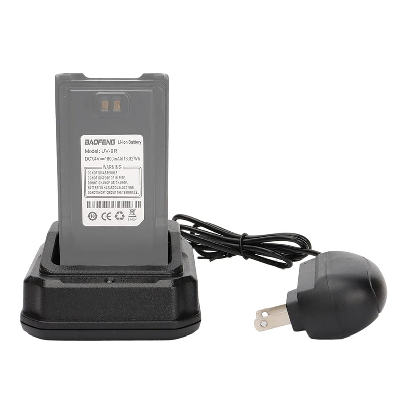 [Australia - AusPower] - Baofeng Battery Charger Base with US Adapter 100-240V for Baofeng Waterproof Two Way Radio UV-9R UV-9R Plus BF-A58 BF-9700 GT-3WP UV-82WP R760 Plus Series 