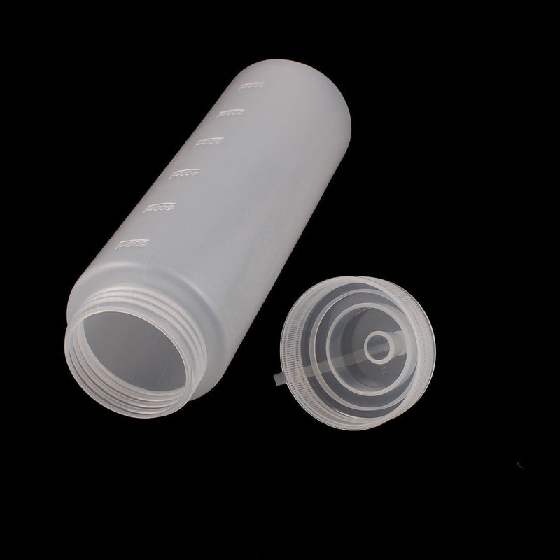 [Australia - AusPower] - uxcell 600ml 24oz Kitchen Clear Plastic Squeeze Bottles Condiment Ketchup Mustard Oil Salt 