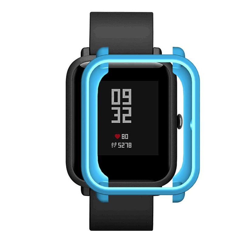 [Australia - AusPower] - Rivetino Protection Case Suitable for AMAZFIT Bip S Smart Watch TPU Soft Protective Cover Sky Blue 