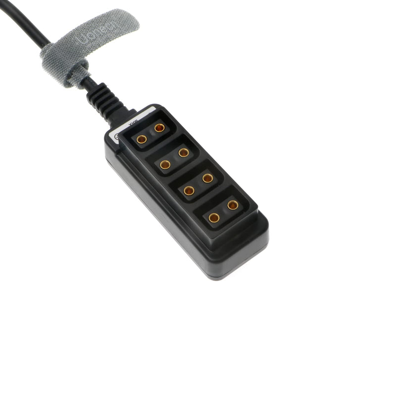 [Australia - AusPower] - Uonecn 4 Port Dtap to 3 pin Male steadicam Zephyr Splitter Cable for ARRI RED Cameras 