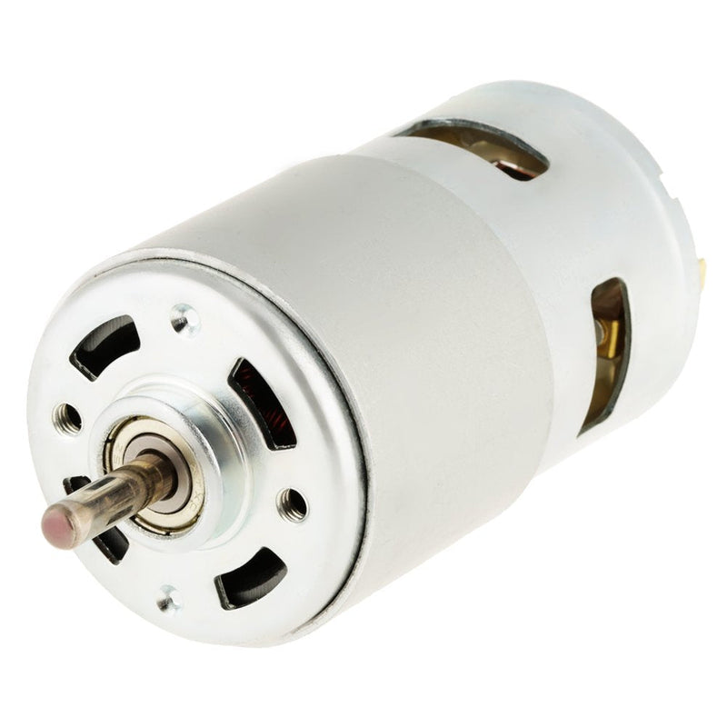 [Australia - AusPower] - DC Motor, 775 12V 12000RPM High Speed Miniature DC Brushed Motor for Electric Power Tool Suitable for Power Tools, Electric Screwdriver, Electric Fan Toys, Juice Machine, Paper Shredder 