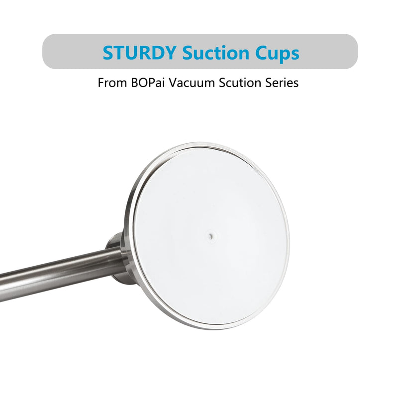 [Australia - AusPower] - Extendable Suction Cup Towel Bar 17-28.5", Brushed Nickel 
