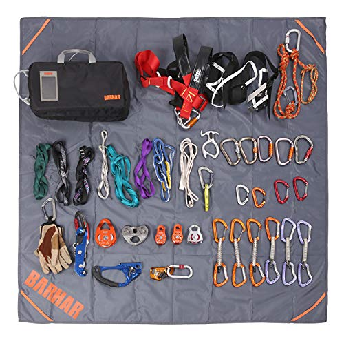 [Australia - AusPower] - BARHAR Cord Trapper Rope Tarp-Rock Climbing Quick Deploy Bag-Waterproof Outdoor Tree Climbing Gear Rope Bag& Carry Straps 