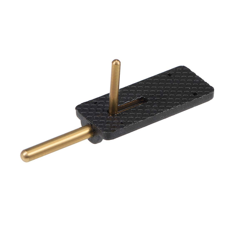 [Australia - AusPower] - uxcell Canopy Hatch Lock Latches for RC Airplane Cockpit Cover Fixing, 30x12.5x6mm Black 2pcs 