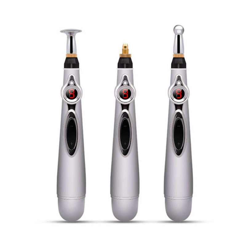 [Australia - AusPower] - Electronic Acupuncture Pen, 3-in-1 Meridian Energy Pen for Pain Relief, Pain Relief Therapy, Electric Meridians Acupuncture Machine 