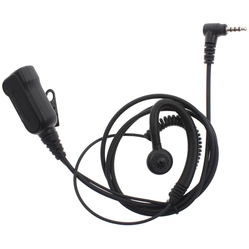 [Australia - AusPower] - RUKEY 1 PIN Rotating Ear Hook Ear-Clip Earpiece Headset with PTT Mic for Two Way Radio Yaesu VX-1R FT-50 VX-10 VX-110 VX-210 VXF-1 