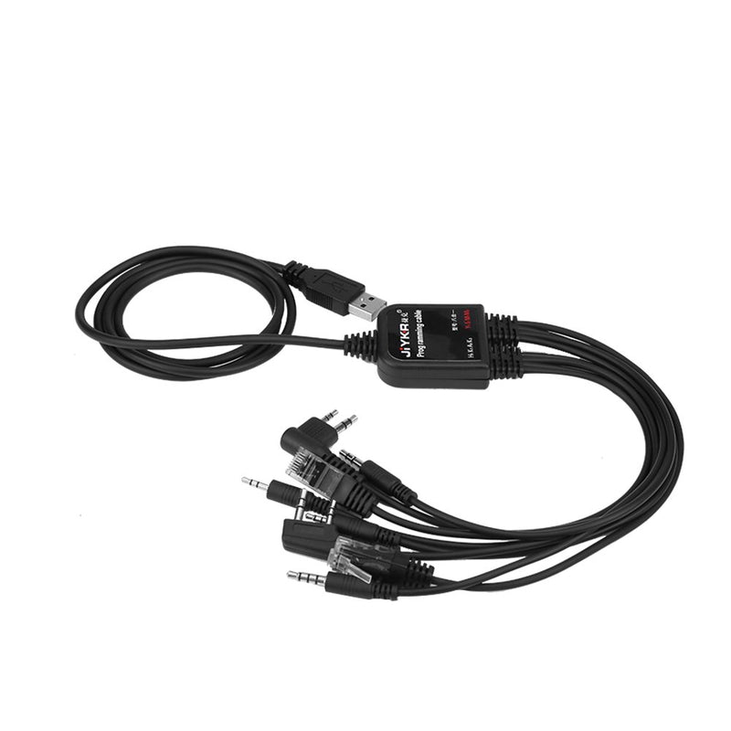 [Australia - AusPower] - 8 in 1 Multifunctional USB Programming Cable Compatible for Kenwood/QuanSheng/HYT/Motorola Walkie Talkie 