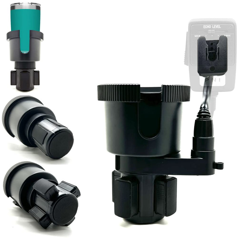 [Australia - AusPower] - LycoGear Adjustable Car Drink Cup Holder Organizer Expander Mount w/Universal Ham CB Radio Microphone Mic Hanger Holder for ThermoFlask Coleman Yeti Hydro Flasks Nalgenes Camelbak Insulated Tumbler 