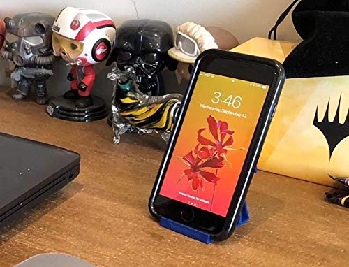 [Australia - AusPower] - The SkyClip - (Black, 2 Pack) Airplane Cell Phone Seat Back Tray Table Clip and Sturdy Phone Stand, Compatible with iPhone, Android, Tablets, and Readers Black 