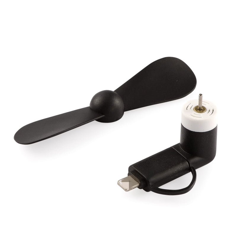 [Australia - AusPower] - Mini Cell Phone Fan - Colorful and Powerful 2-in-1 Fan Compatible for iPhone, iPad, Android Smartphone,Tablet - Cell Phone Summer Accessories - (6-Pack) 
