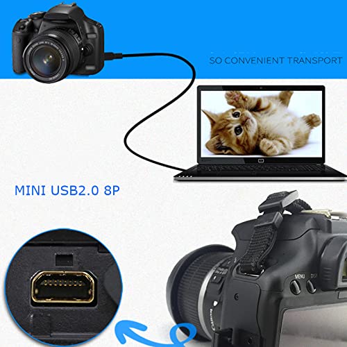 [Australia - AusPower] - Sqrmekoko UC-E6 Data Transfer Cable Charging Wire Compatible with Nikon Digital SLR DSLR D3300 D750 D5300 D7200 D3200, Coolpix L340 L32 A10 Camera 