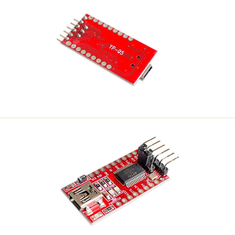 [Australia - AusPower] - Comimark 2Pcs FT232RL FTDI USB 3.3V 5.5V to TTL Serial Adapter Module for Arduino Mini Ports 