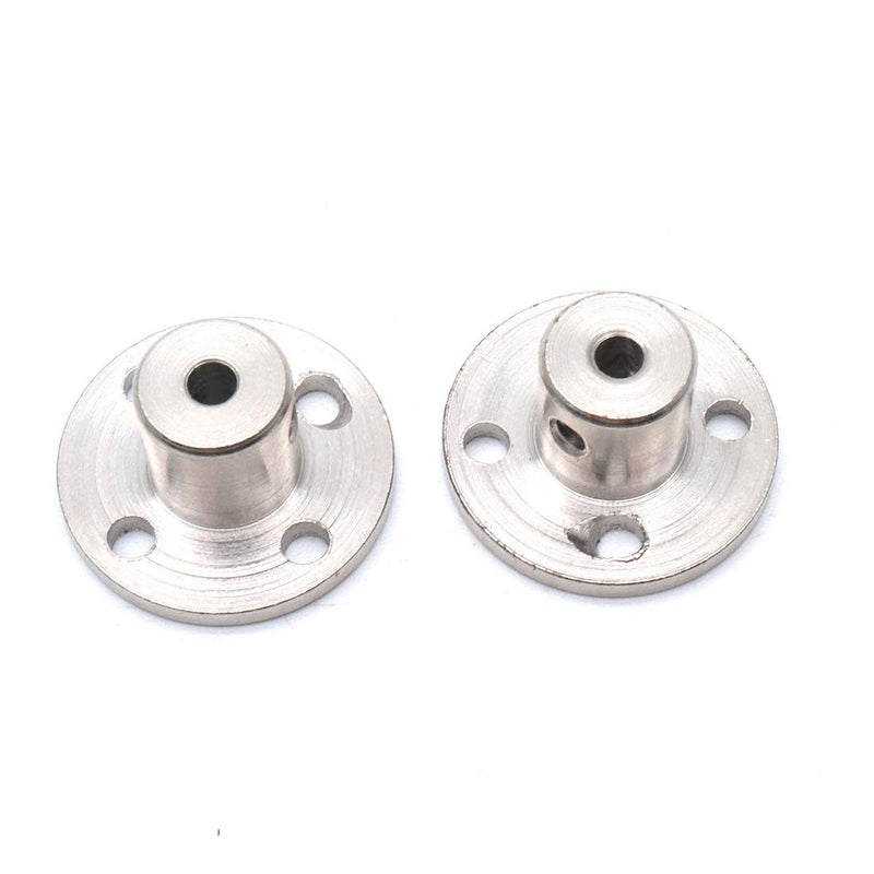 [Australia - AusPower] - Sydien 4Pcs 3mm Rigid Flange Shaft Coupling Motor Guide Shaft Coupler Connector 