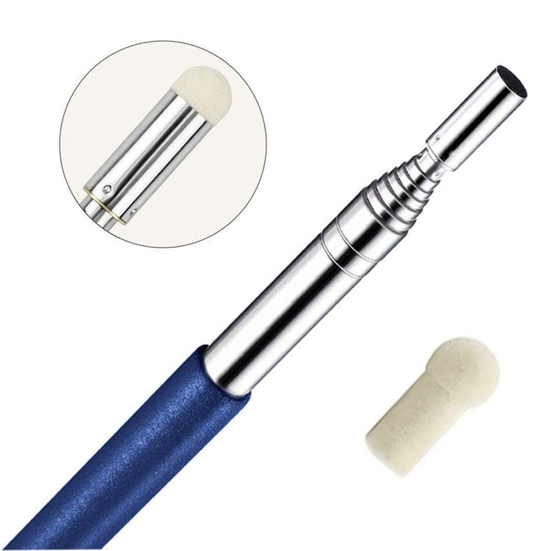 [Australia - AusPower] - Telescopic Teacher Pointer Stick with Hand Lanyard, Teaching Pointer for Classroom, Hand Pointer Extendable Pointer Stick Retractable Pointer Handheld Presenter Whiteboard Pointer (Blue) 