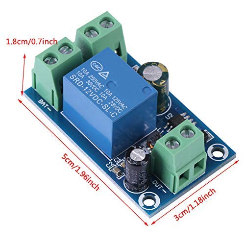 [Australia - AusPower] - Yinhing Power Supply Controller, DC Power/Battery Switch DC 12V 24V 36V 48V 10A Power Supply Battery Controller Emergency Automatic Switch Module 