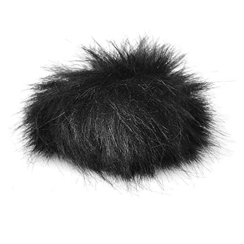 [Australia - AusPower] - Microphone Lapel Dead Cat Windscreen, ChromLives Lapel Mic Windscreen Muff, Furry Windscreen Dead Cat Outdoor Comaptible with Lavalier Microphones 5Pack Lapel Mic Cover 