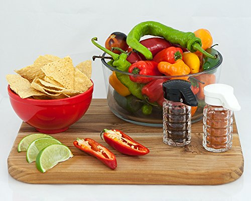 [Australia - AusPower] - Moisture Proof Humidity Free Shake it Free Shaker Glass Salt and Pepper Shakers by Tumbler Home 1.5 oz 